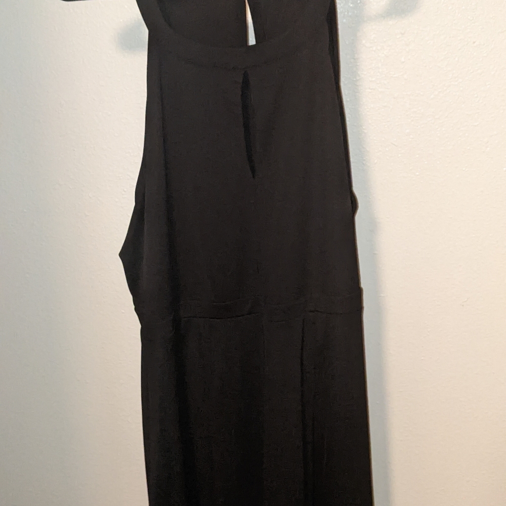 (1) Black armless cocktail dress
